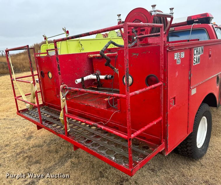 image for item DX3737 1985 Chevrolet K30 brush fire truck