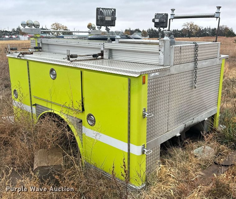 image for item DX3741 Emergency One fire truck pumper bed