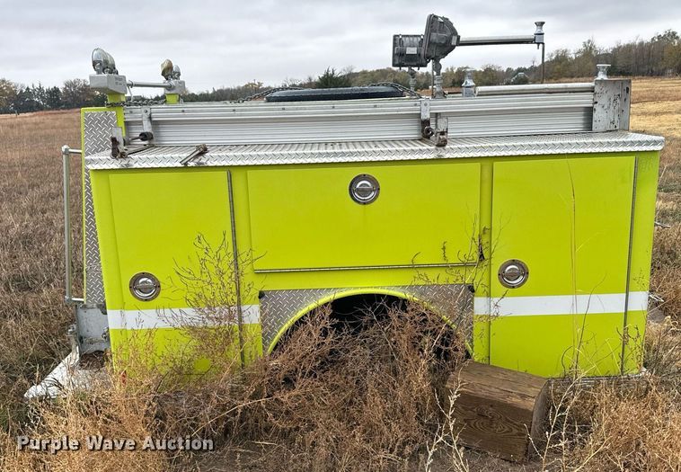 image for item DX3741 Emergency One fire truck pumper bed