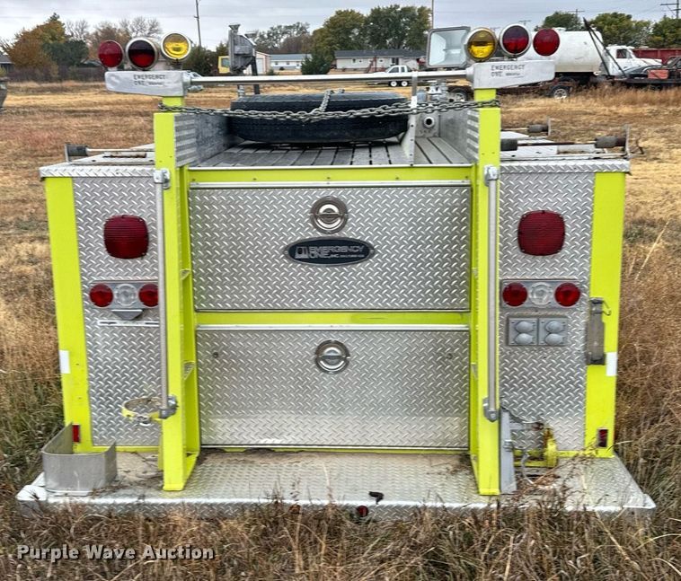 image for item DX3741 Emergency One fire truck pumper bed