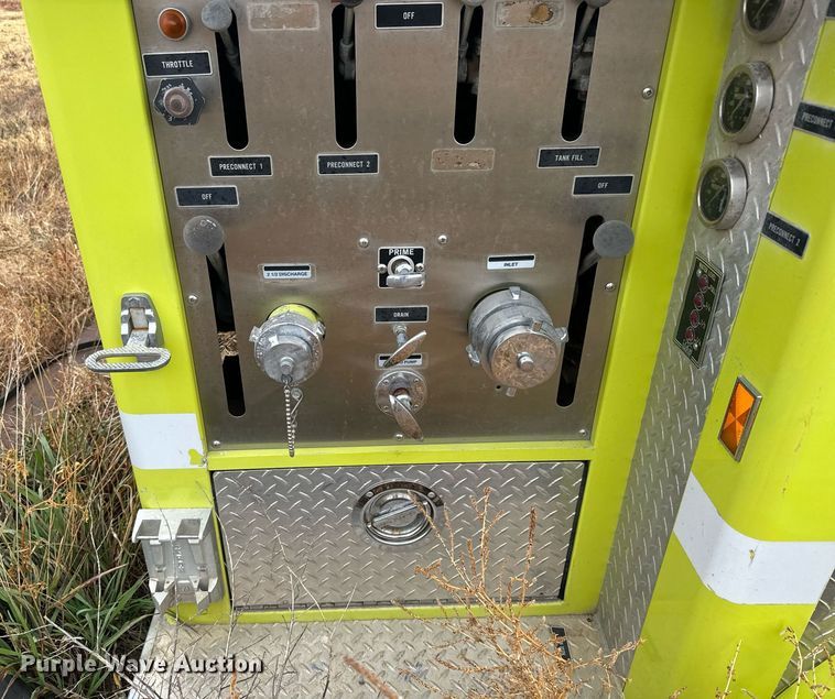 image for item DX3741 Emergency One fire truck pumper bed