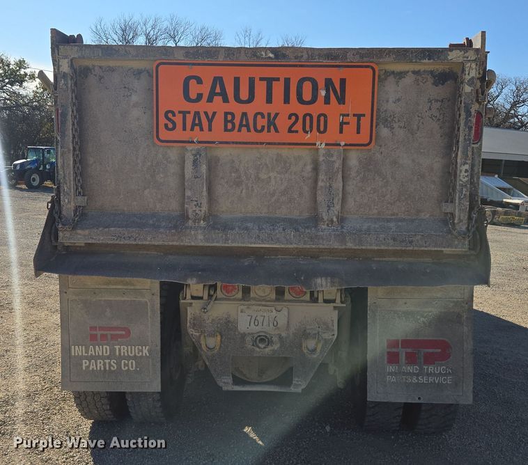 image for item EE7908 2005 Sterling L-Line dump truck