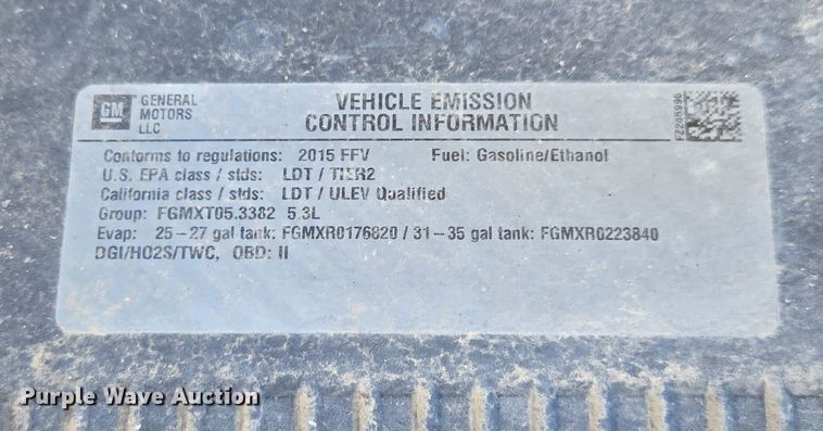 image for item EE7910 2015 Chevrolet Silverado 1500 Double Cab pickup truck