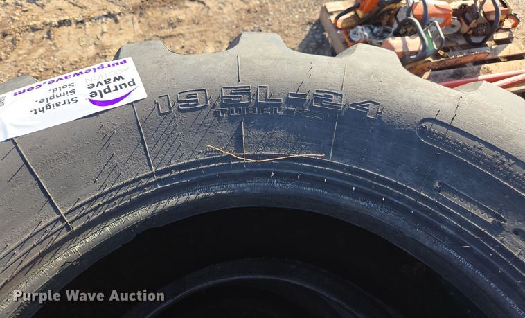 image for item EE7913 (2) Goodyear 19.5-24 tires