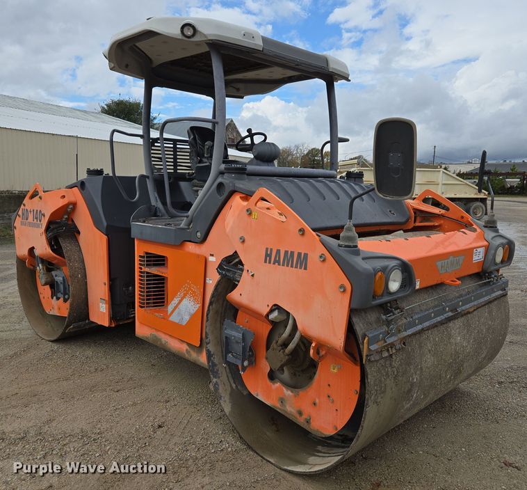 image for item EE8714 2011 Hamm HD140 double drum vibratory roller