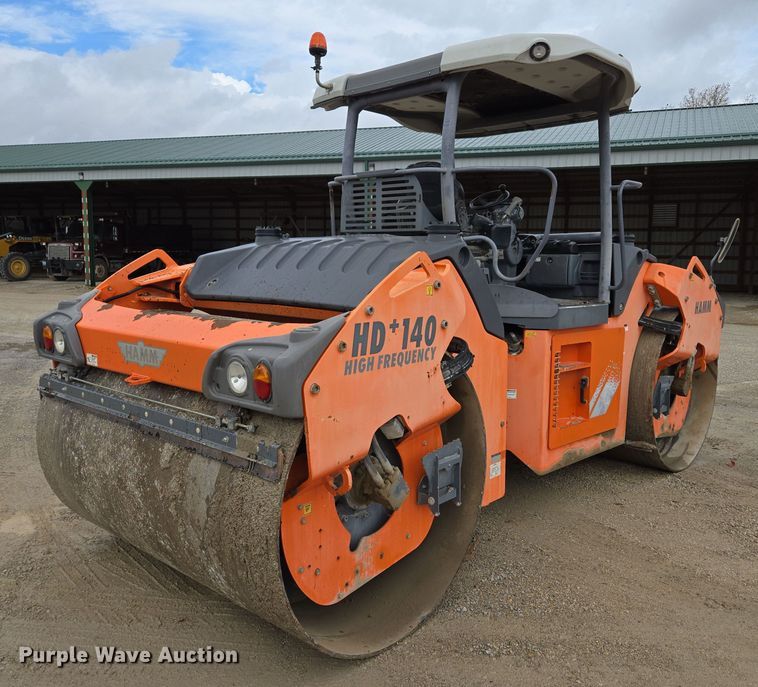 image for item EE8714 2011 Hamm HD140 double drum vibratory roller