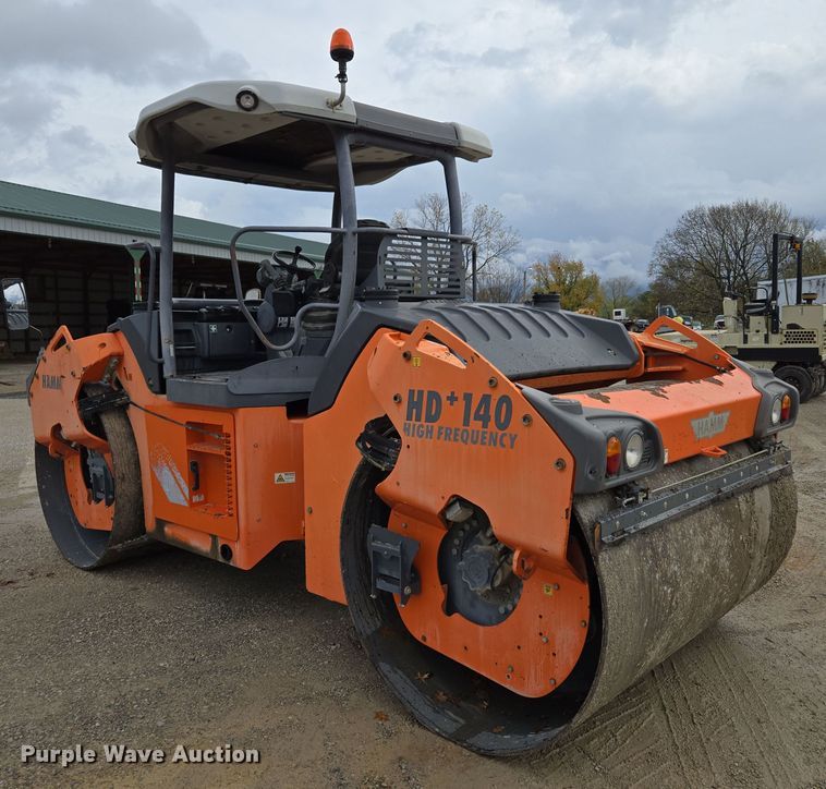image for item EE8714 2011 Hamm HD140 double drum vibratory roller