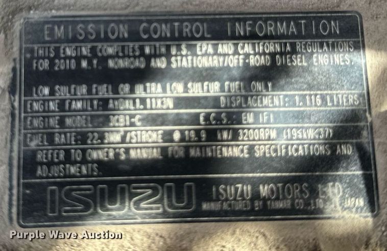 image for item EG6847 2011 Crafco EZ 1000EB melter applicator