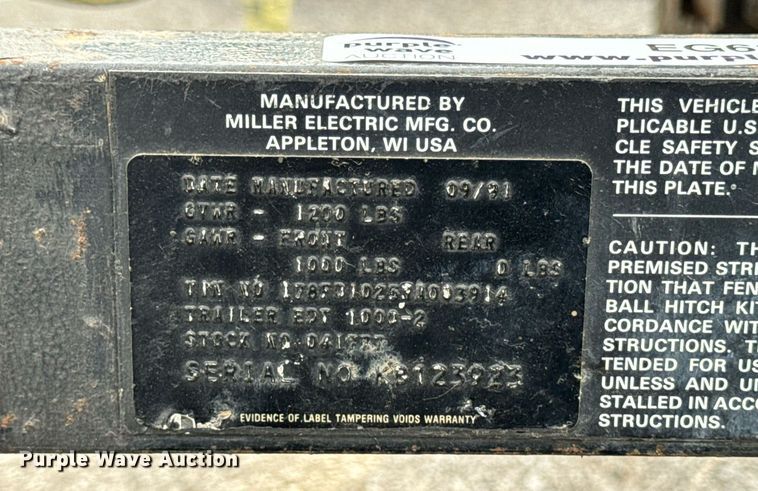 image for item EG6887 Miller Bobcat 225G welder