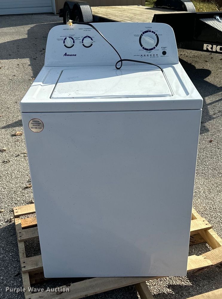 image for item EG6891 Amana NTW4516FW4 washing machine