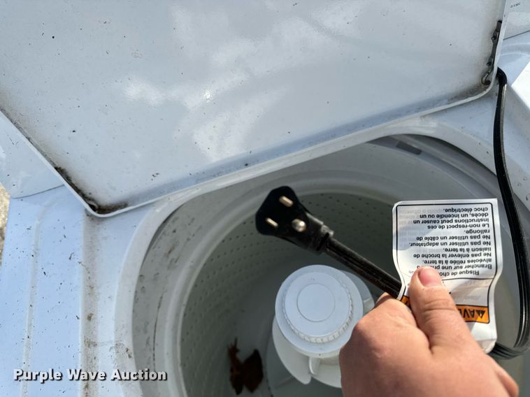 image for item EG6891 Amana NTW4516FW4 washing machine