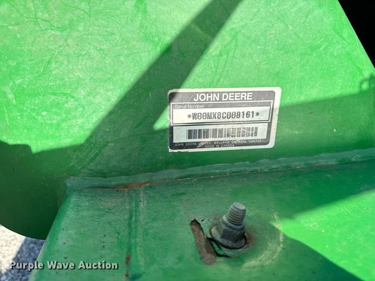 image for item EG6892 John Deere MX8 rotary mower