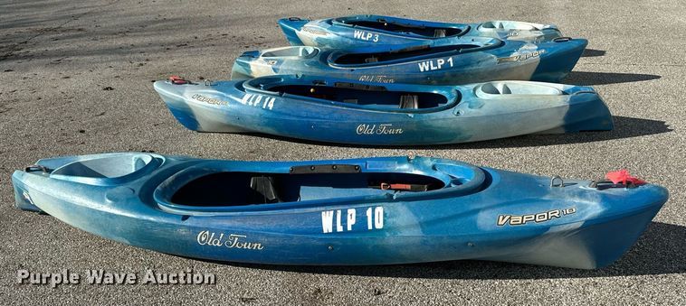 image for item EG6904 (4) Old Town Vapor 10 kayaks
