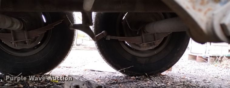 image for item EG9950 1991 Shop built equipment trailer