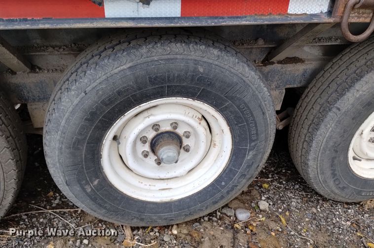 image for item EG9950 1991 Shop built equipment trailer