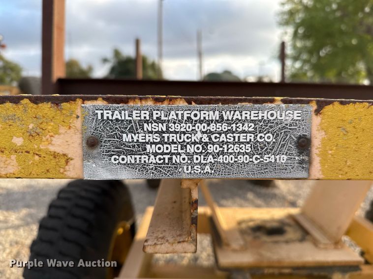 image for item EJ3151 Myers 90-12635 utility cart