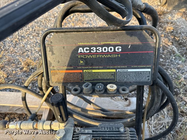 image for item EJ3153 John Deere AC3300G pressure washer