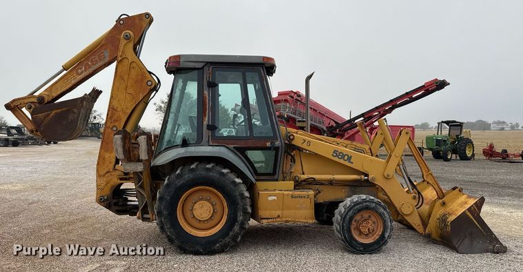 image for item EJ3166 1999 Case 580L backhoe