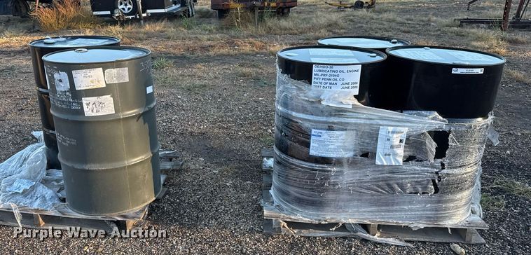 image for item EJ3181 (5) 55 gallon drums 