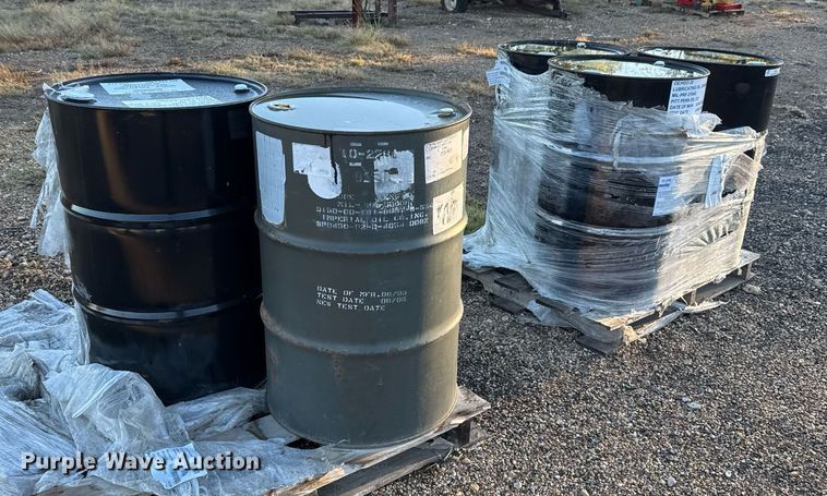 image for item EJ3181 (5) 55 gallon drums 