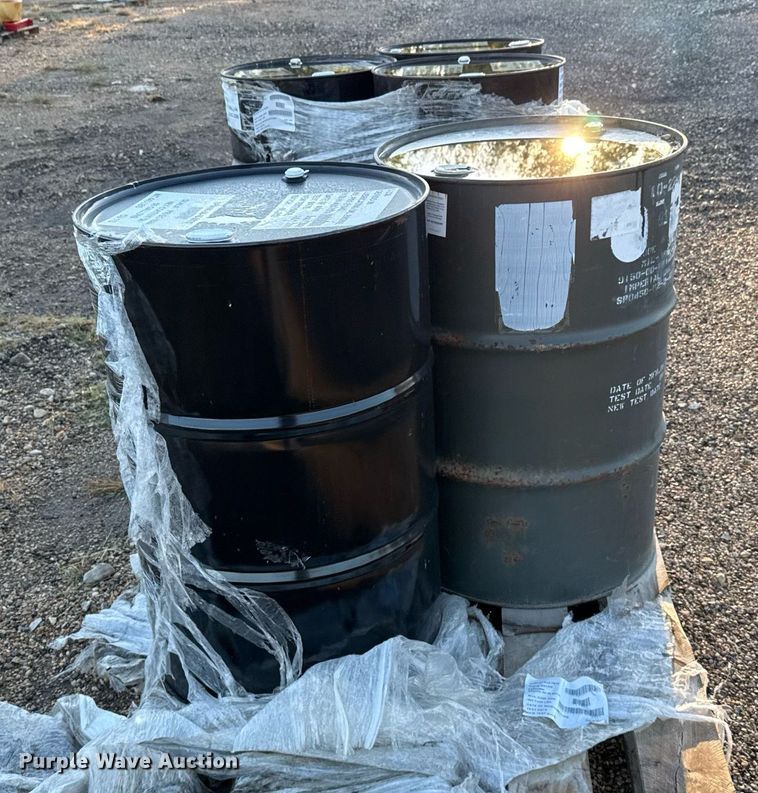 image for item EJ3181 (5) 55 gallon drums 