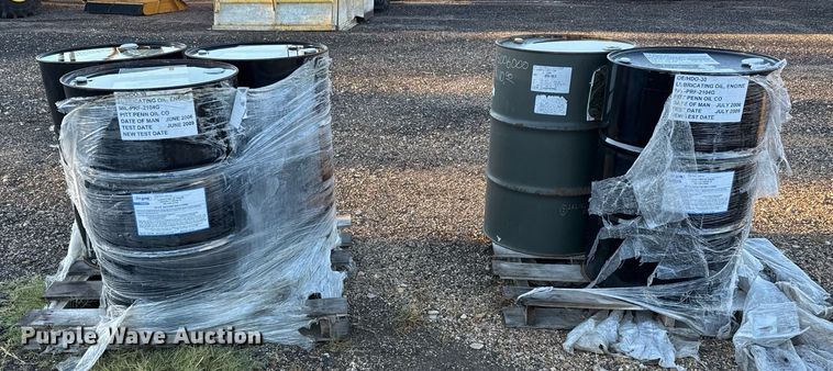 image for item EJ3181 (5) 55 gallon drums 