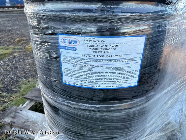 image for item EJ3181 (5) 55 gallon drums 