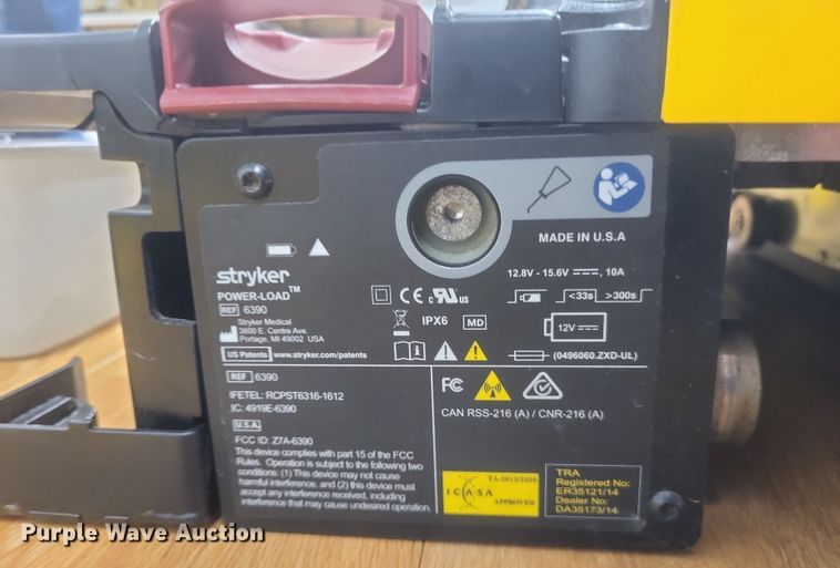 image for item EJ8089 Stryker Power-Pro XT stretcher