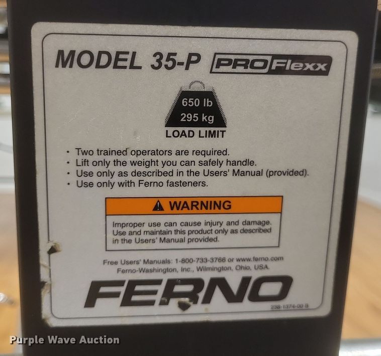 image for item EJ8090 Ferno 35-P PRO Flexx stretcher