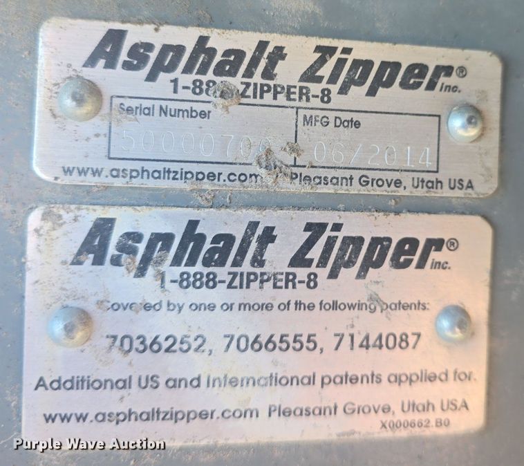 image for item EK2363 2014 Zip-It AZ 500 B203 cold planer