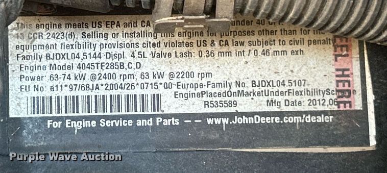 image for item EK3636 2013 Bonnell Titan Leaf Pro RCH leaf vacuum truck loader