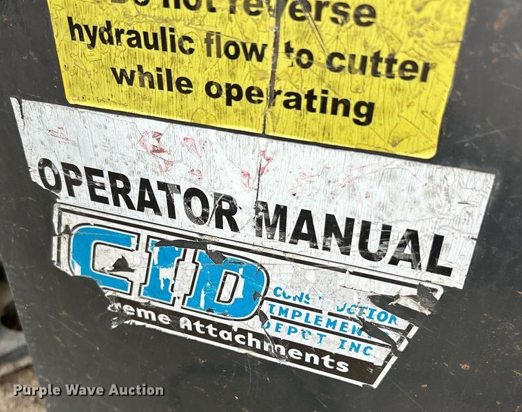 image for item EK3649 CID 4' W skid steer boom mower