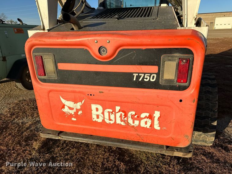 image for item EN2546 2012 Bobcat T750 tracked skid steer loader