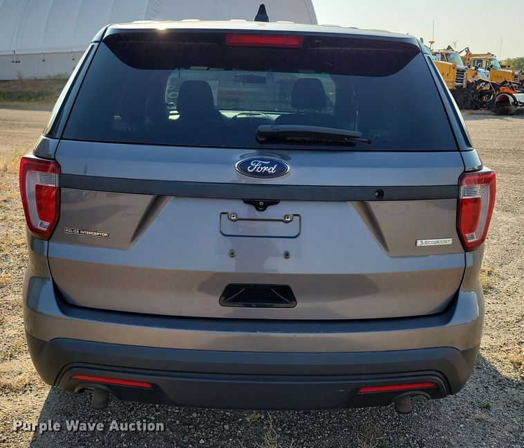 image for item JH9941 2016 Ford Explorer Police Interceptor SUV