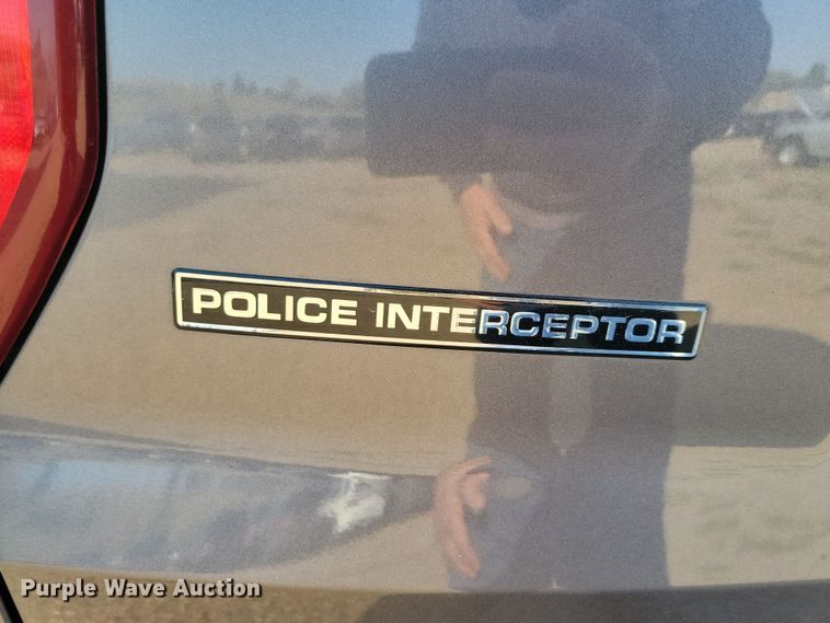 image for item JH9941 2016 Ford Explorer Police Interceptor SUV