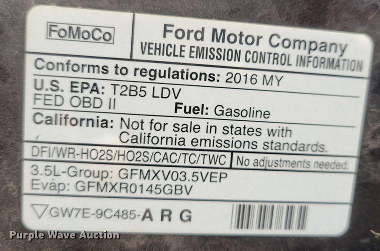 image for item JH9941 2016 Ford Explorer Police Interceptor SUV