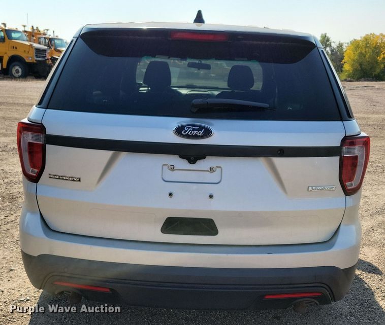 image for item JH9947 2017 Ford Explorer Police Interceptor SUV