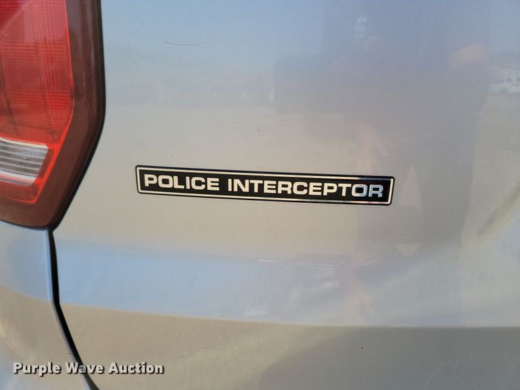 image for item JH9947 2017 Ford Explorer Police Interceptor SUV