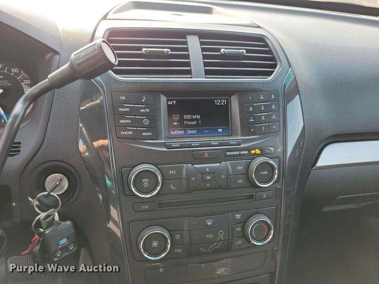 image for item JH9947 2017 Ford Explorer Police Interceptor SUV