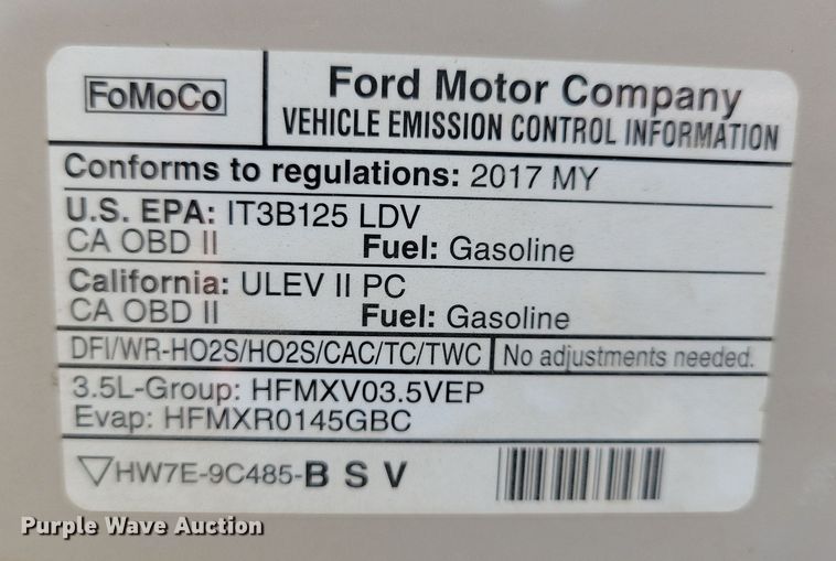 image for item JH9947 2017 Ford Explorer Police Interceptor SUV