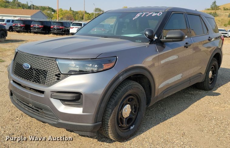 image for item JH9956 2021 Ford Explorer Police Interceptor SUV