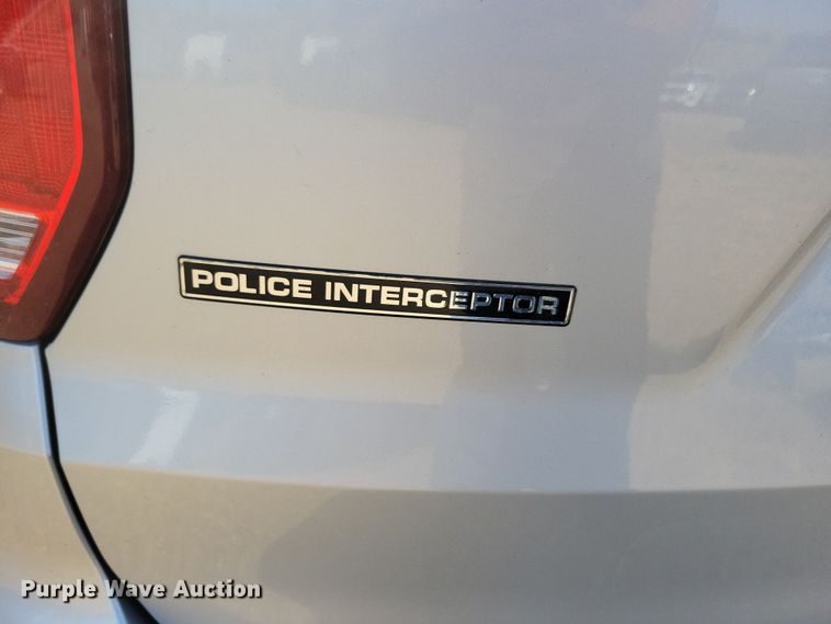 image for item JO9312 2018 Ford Explorer Police Interceptor SUV