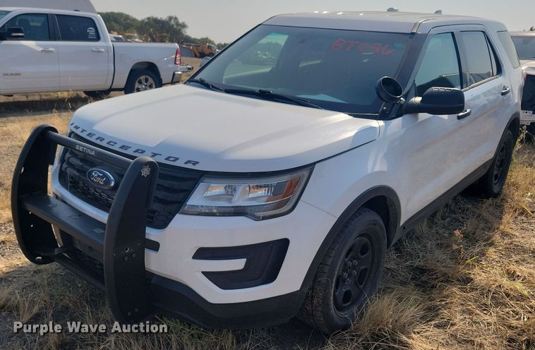 image for item JO9323 2017 Ford Explorer Police Interceptor SUV