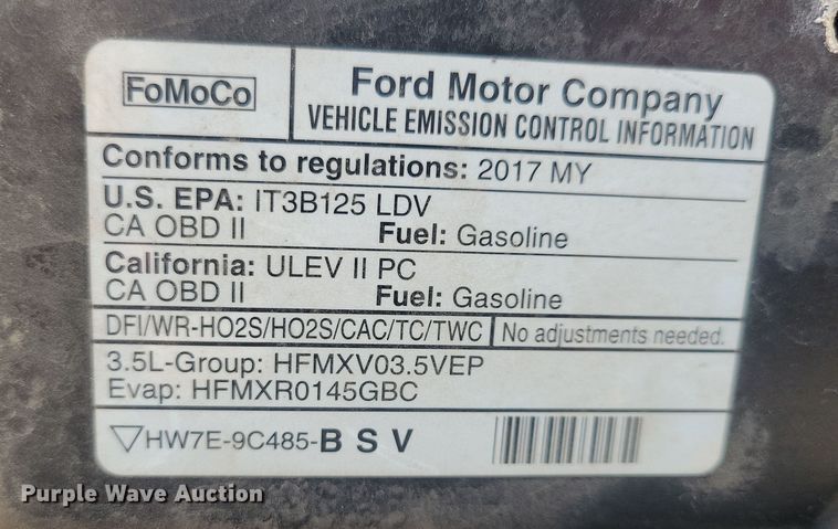 image for item JO9328 2017 Ford Explorer Police Interceptor SUV