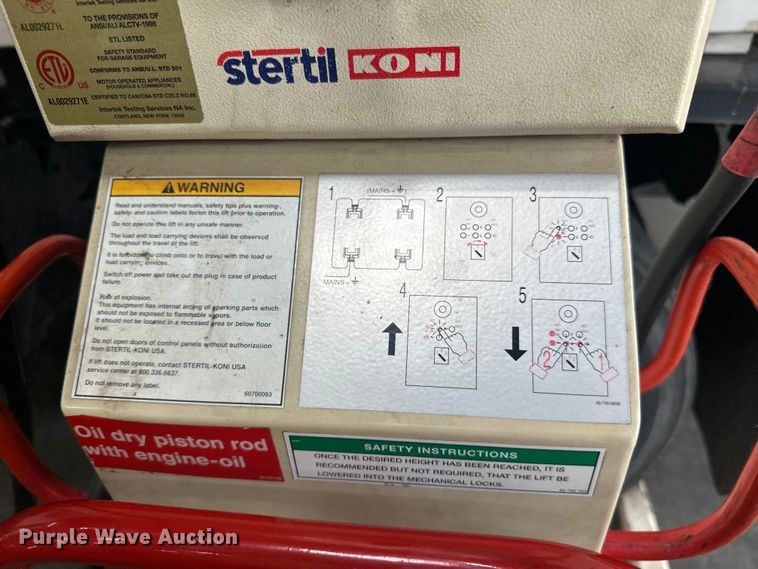 image for item LR9435 Stertil Koni four post lift