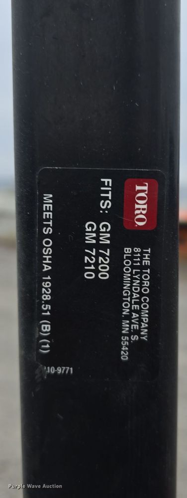 image for item LW9969 Toro Groundsmaster 7210 ZTR lawn mower