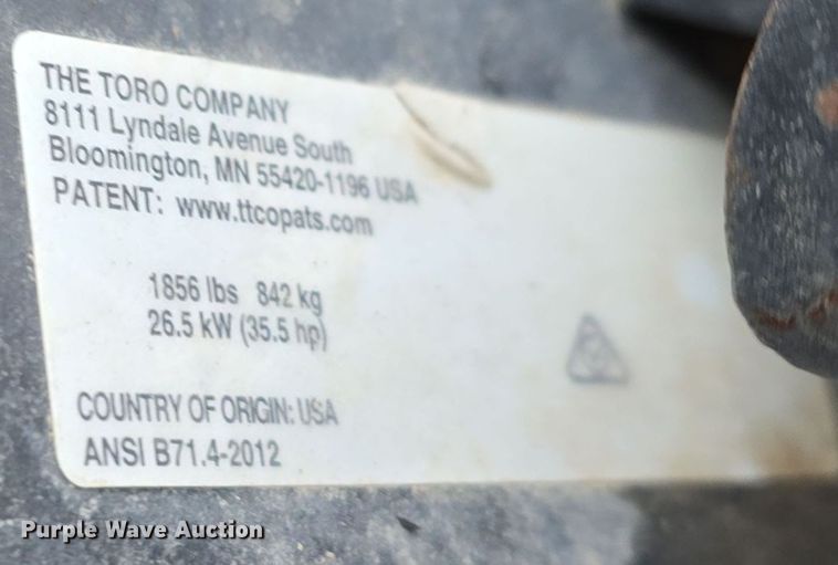 image for item LW9969 Toro Groundsmaster 7210 ZTR lawn mower