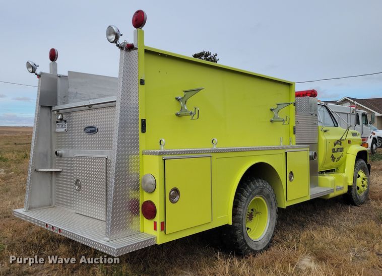 image for item OH9347 1986 GMC C7000 pumper fire truck