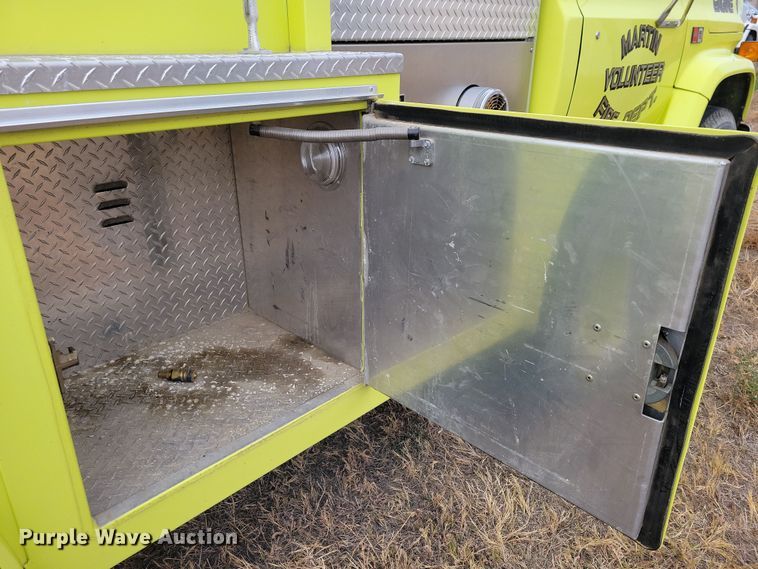 image for item OH9347 1986 GMC C7000 pumper fire truck