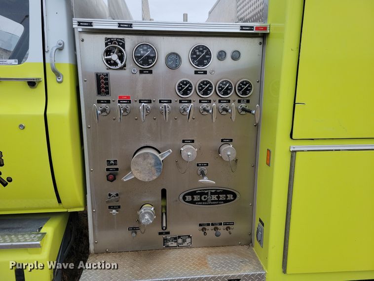 image for item OH9347 1986 GMC C7000 pumper fire truck